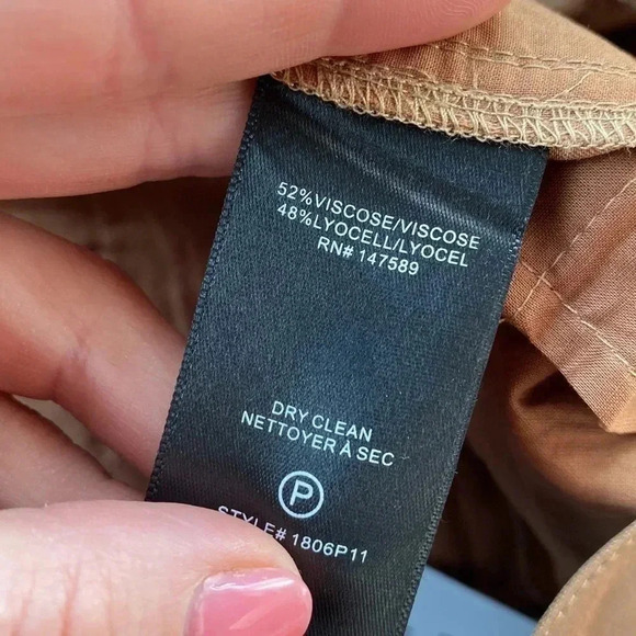 ROBERT Rodriguez gold belted tapered pants - Picture 3 of 3